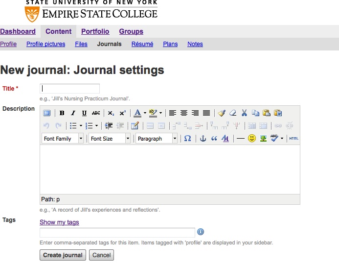 Mahara add title.jpg